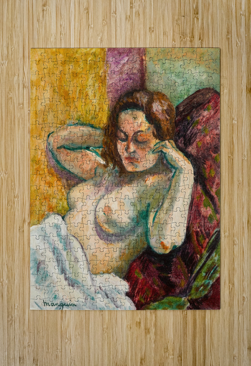 Torse de Vanina [1945] by Henri Manguin [1874–1949] MyCozyFineArt Puzzle printing