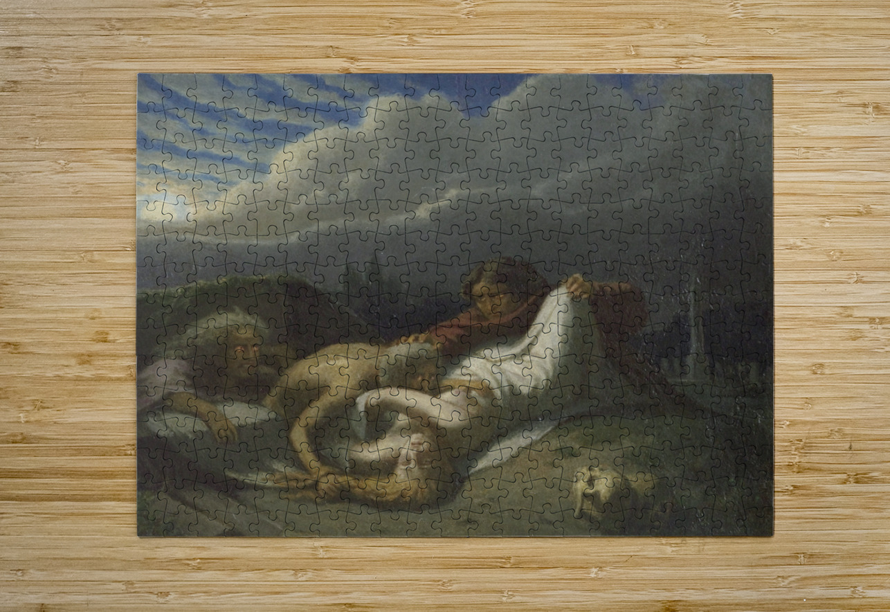 Ghouls by Eugene Roger [1807–1840] MyCozyFineArt Puzzle printing