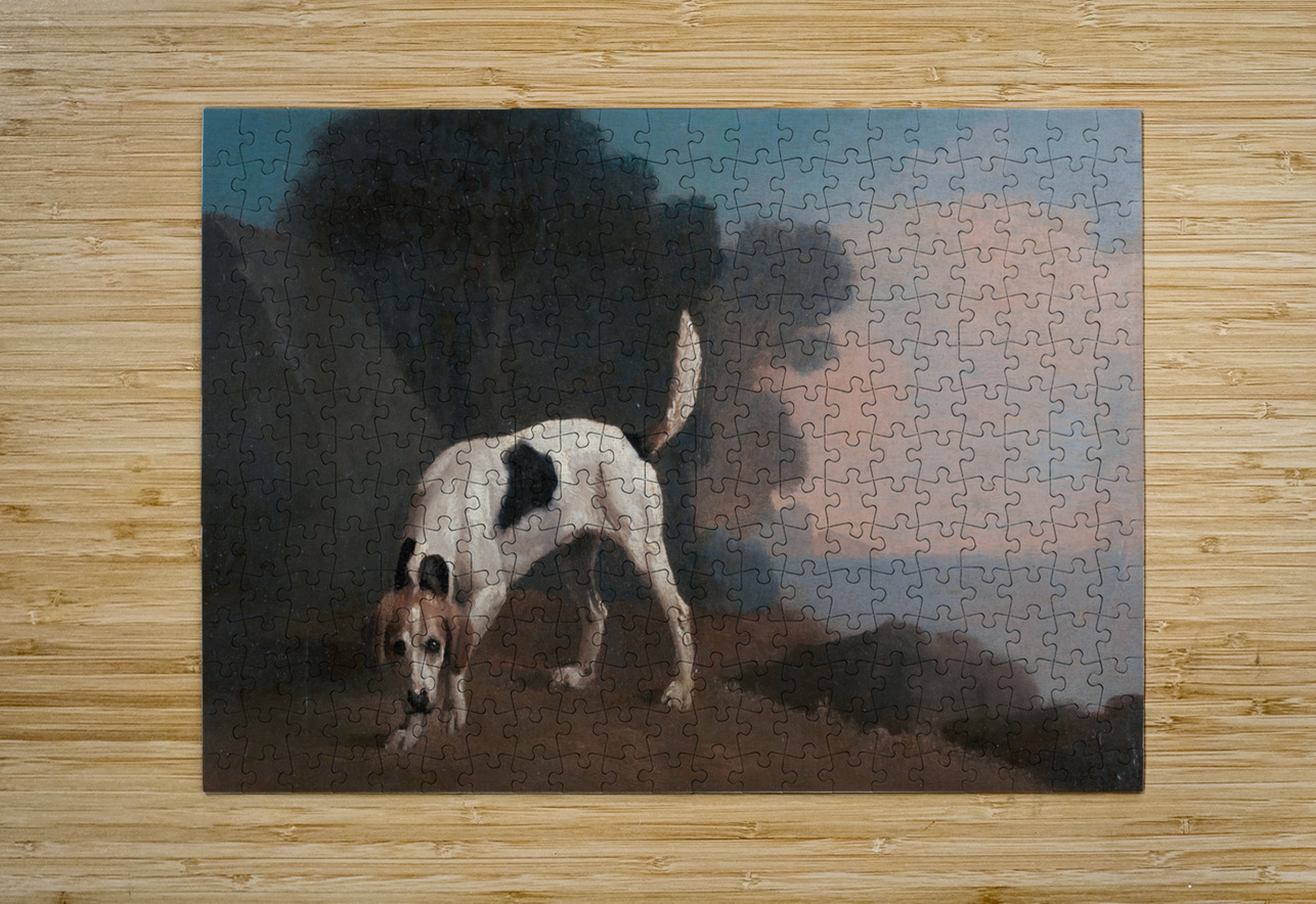 Foxhound on the Scent [ca. 1760] by George Stubbs [1724–1806] MyCozyFineArt Puzzle printing