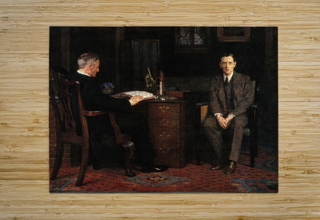 Sentence of death [1908] by John Collier [1850–1934] MyCozyFineArt Puzzle printing