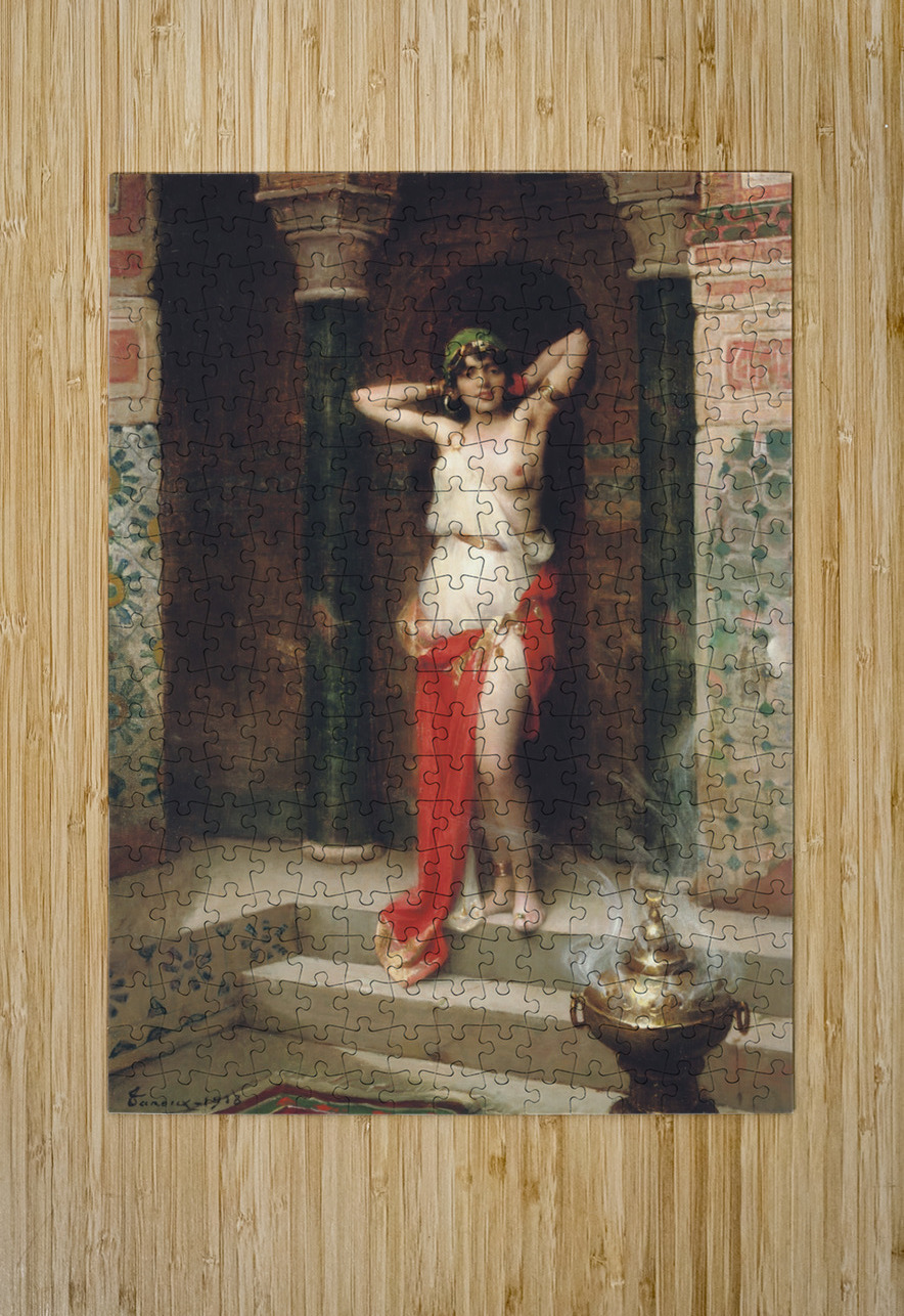 The Harem Beauty by Henri Adrien Tanoux [1865–1923] MyCozyFineArt Puzzle printing
