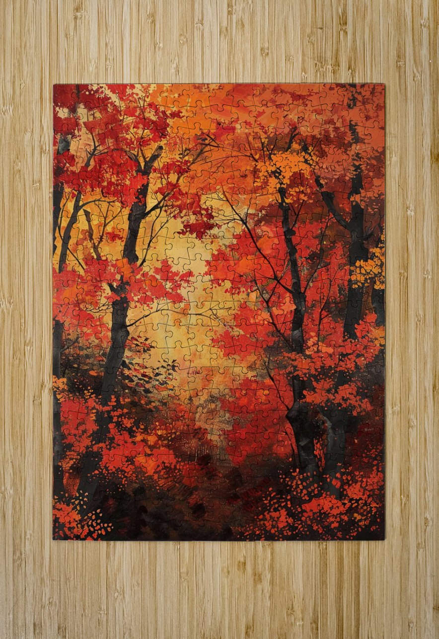 Autumn Embrace Y92H5N 51 Abstract Rebellion Puzzle printing