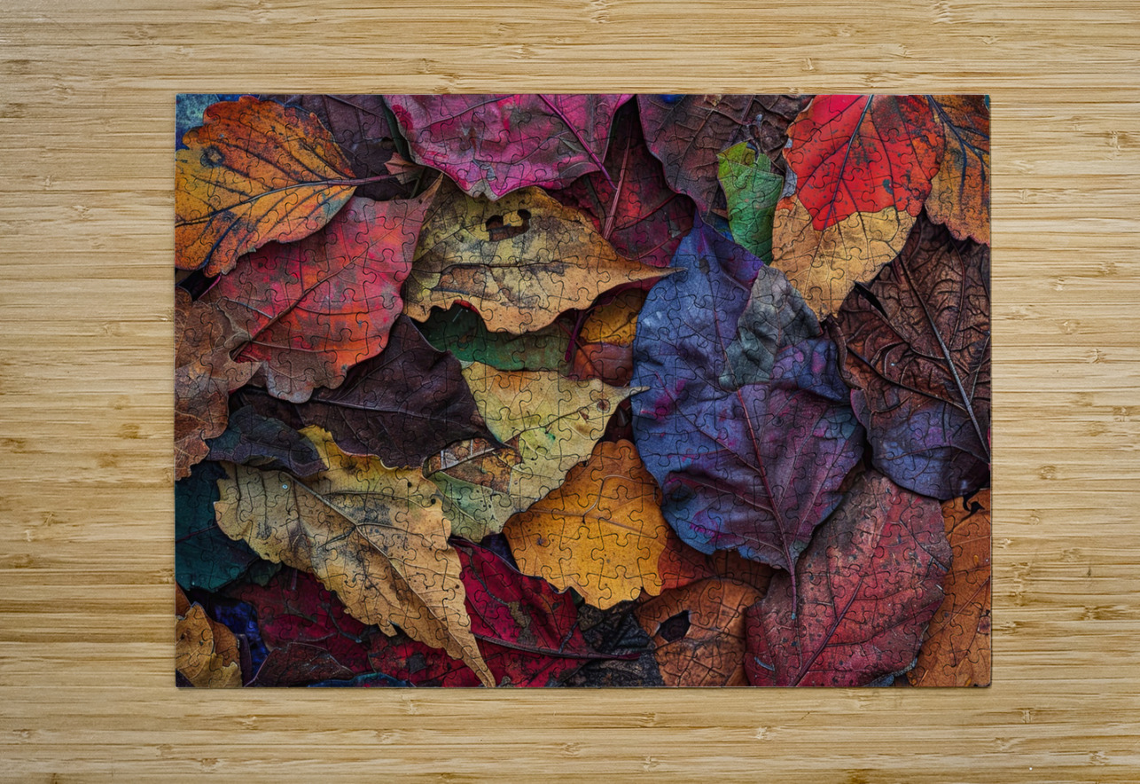 Autumn Leaves Symphony 2P3H9N 55 Abstract Rebellion Puzzle printing