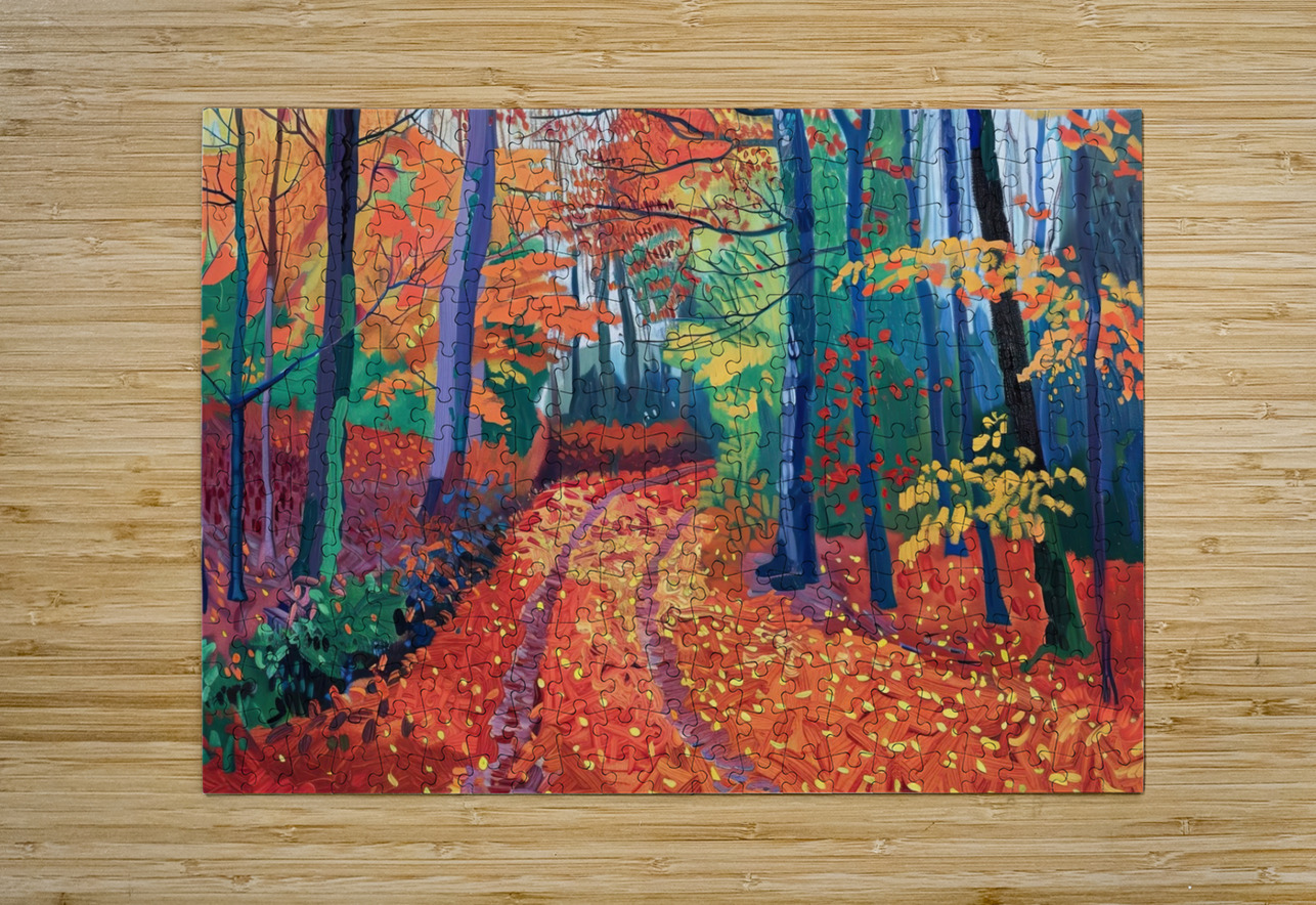 Autumn Path NZ92C3 55 Abstract Rebellion Puzzle printing
