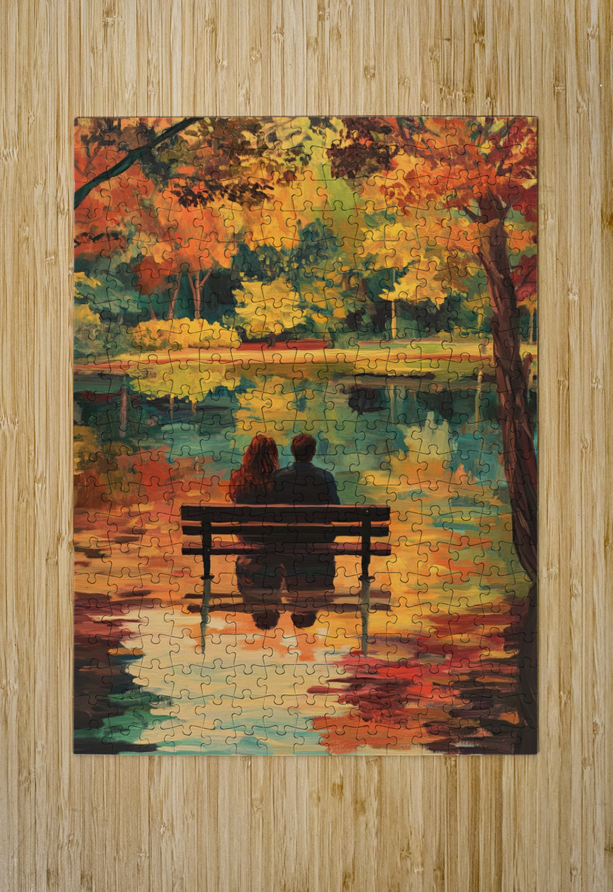 Autumn Reflections JH293N 47 Abstract Rebellion Puzzle printing