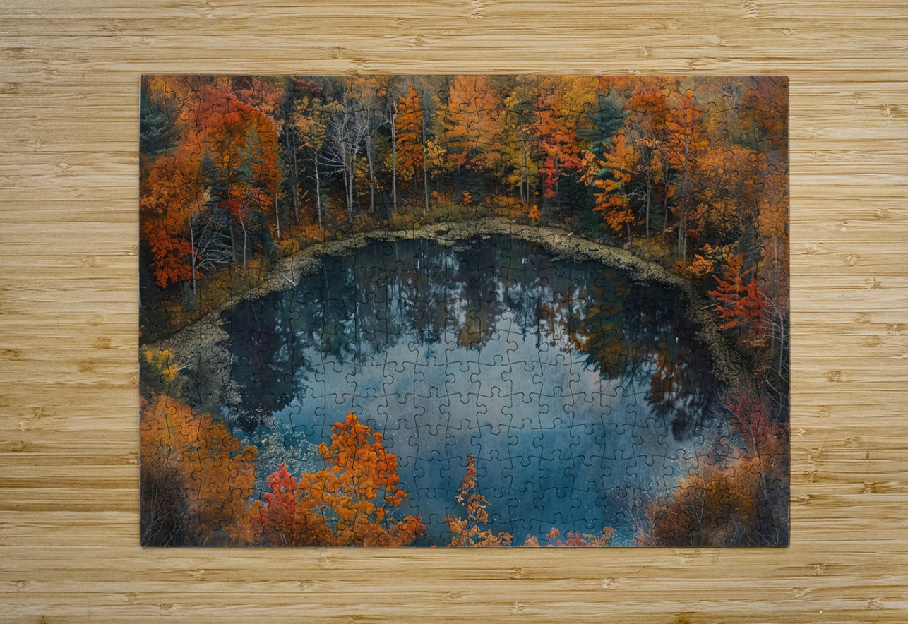 Autumn Reflections NZ8H29 45 Abstract Rebellion Puzzle printing