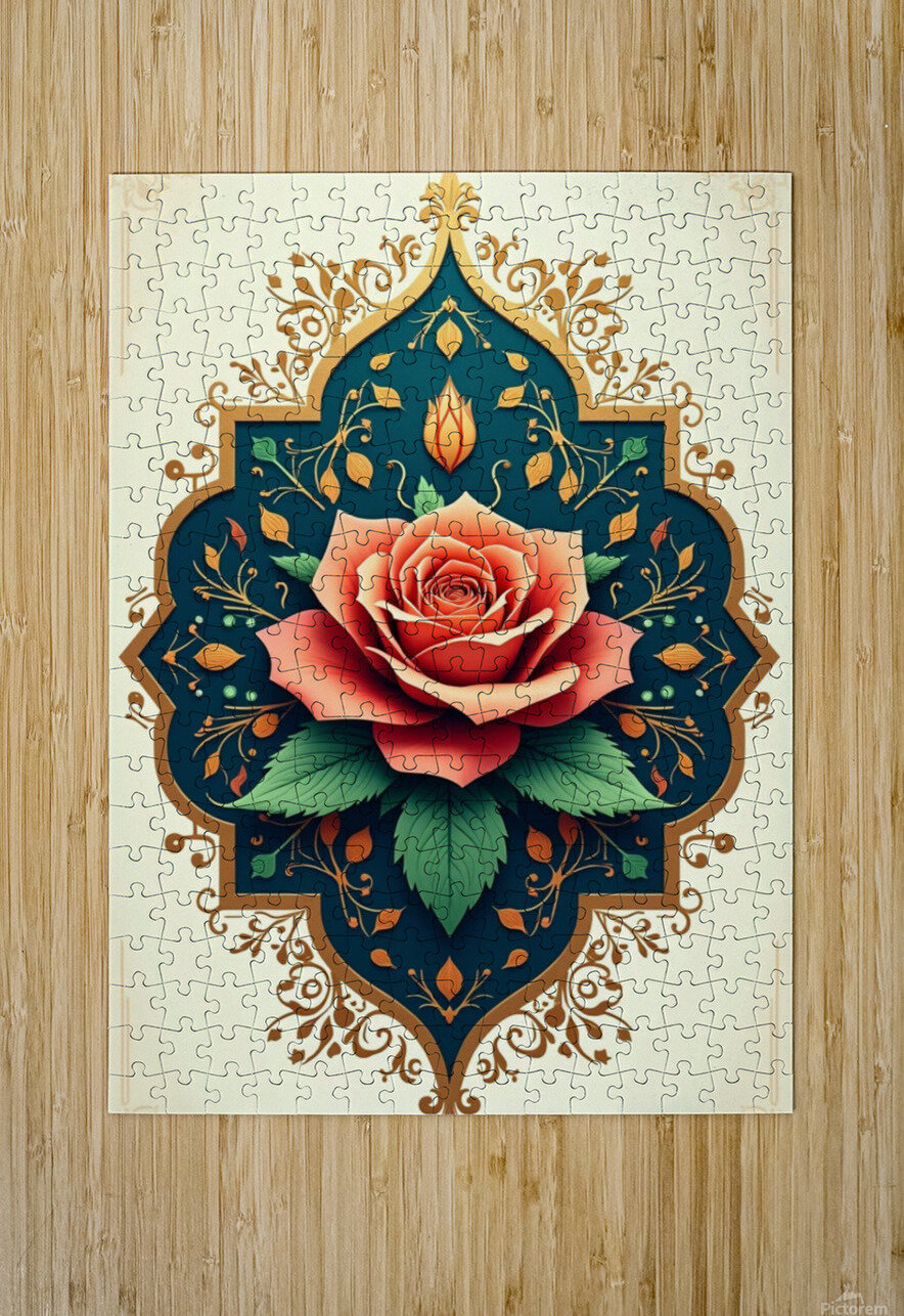 tableau rose ISMAEL IBRAHIM ZAKARI Puzzle printing