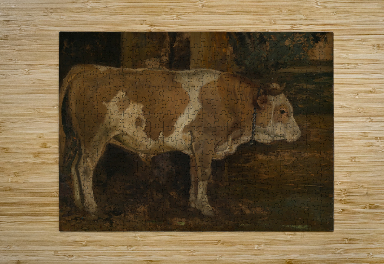 Ochse im Wald by Hans Thoma [1839–1924] MyCozyFineArt Puzzle printing
