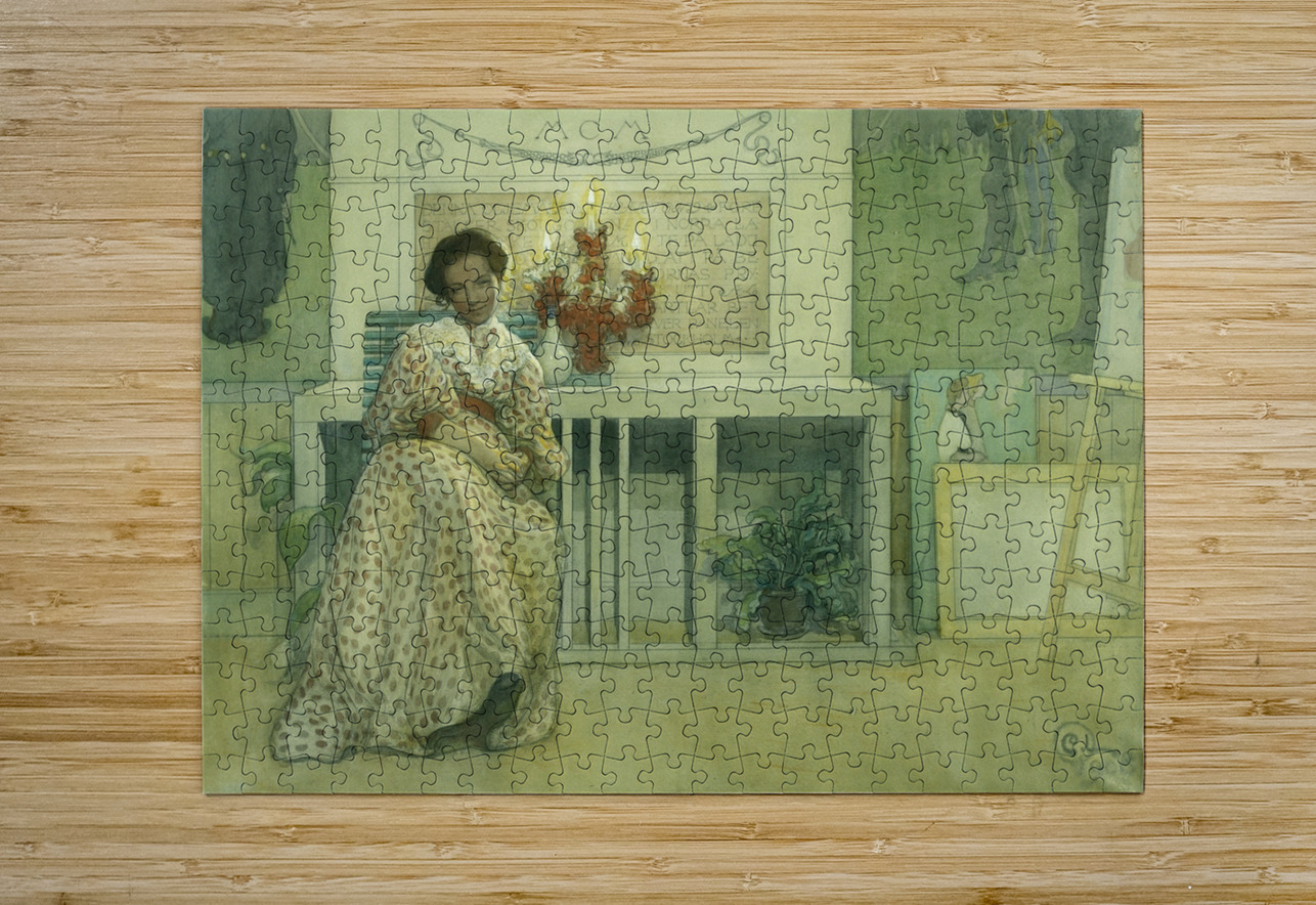 After The Prom [1908] by Carl Larsson [1853–1919] MyCozyFineArt Puzzle printing
