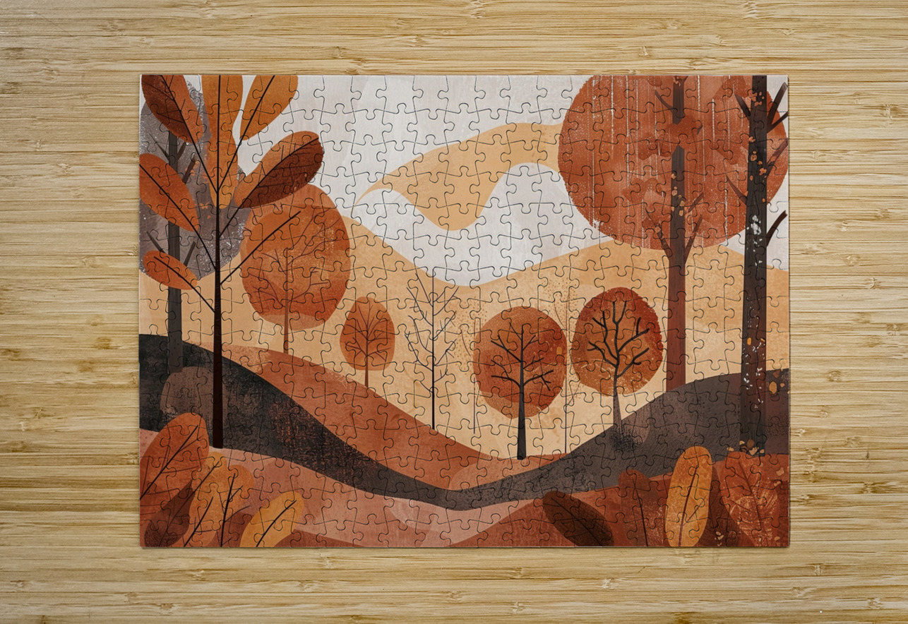 Autumn Whispers 7H3N2B 45 Abstract Rebellion Puzzle printing