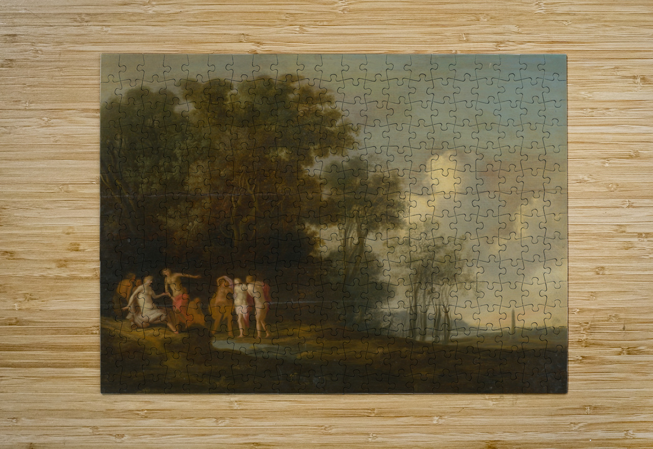 Diana and Callisto [1635–1645] by Dirck Dalens [1600–1676] MyCozyFineArt Puzzle printing