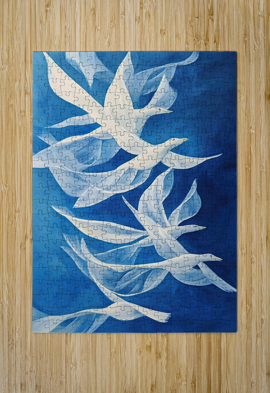 Azure Ascension Of Spirits J53H9N 57 Abstract Rebellion Puzzle printing