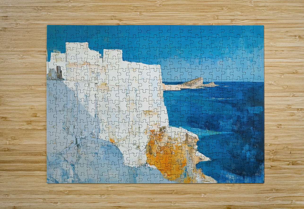 Azure Cliffside Vista H2N9P2 50 Abstract Rebellion Puzzle printing