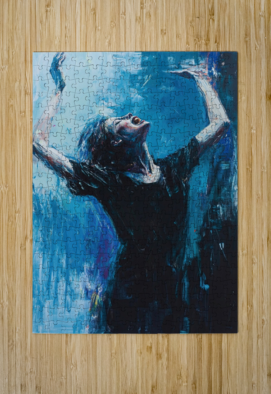 Azure Cry Into the Blue N392HJ 48 Abstract Rebellion Puzzle printing