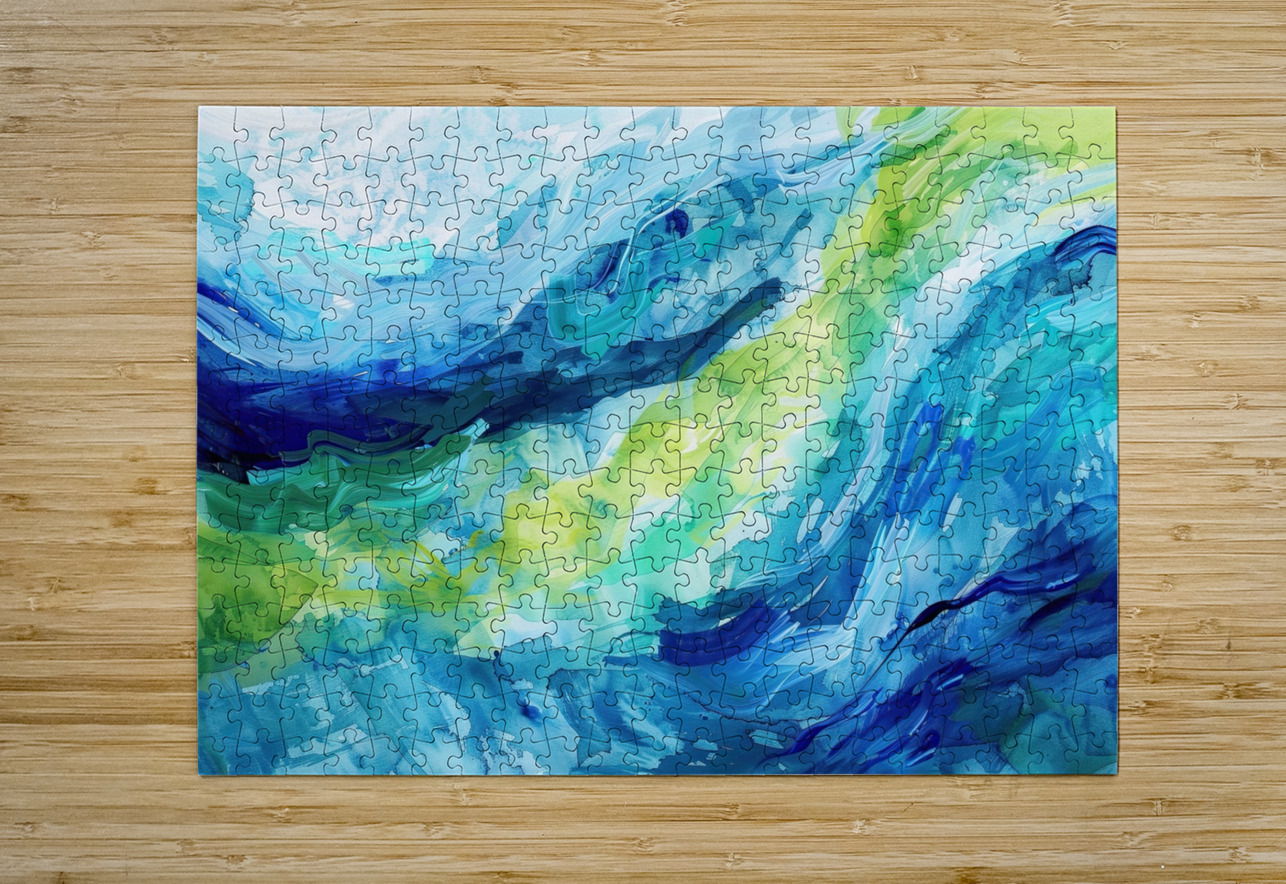 Azure Currents Flow 29H8N 53 Abstract Rebellion Puzzle printing
