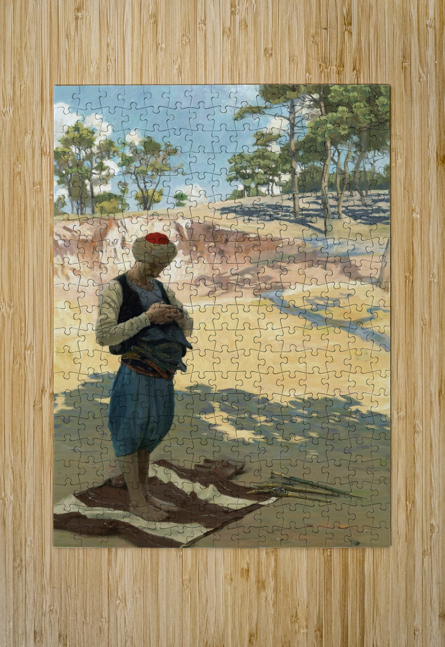 Praying by Stefano Farneti [1855–1926] MyCozyFineArt Puzzle printing