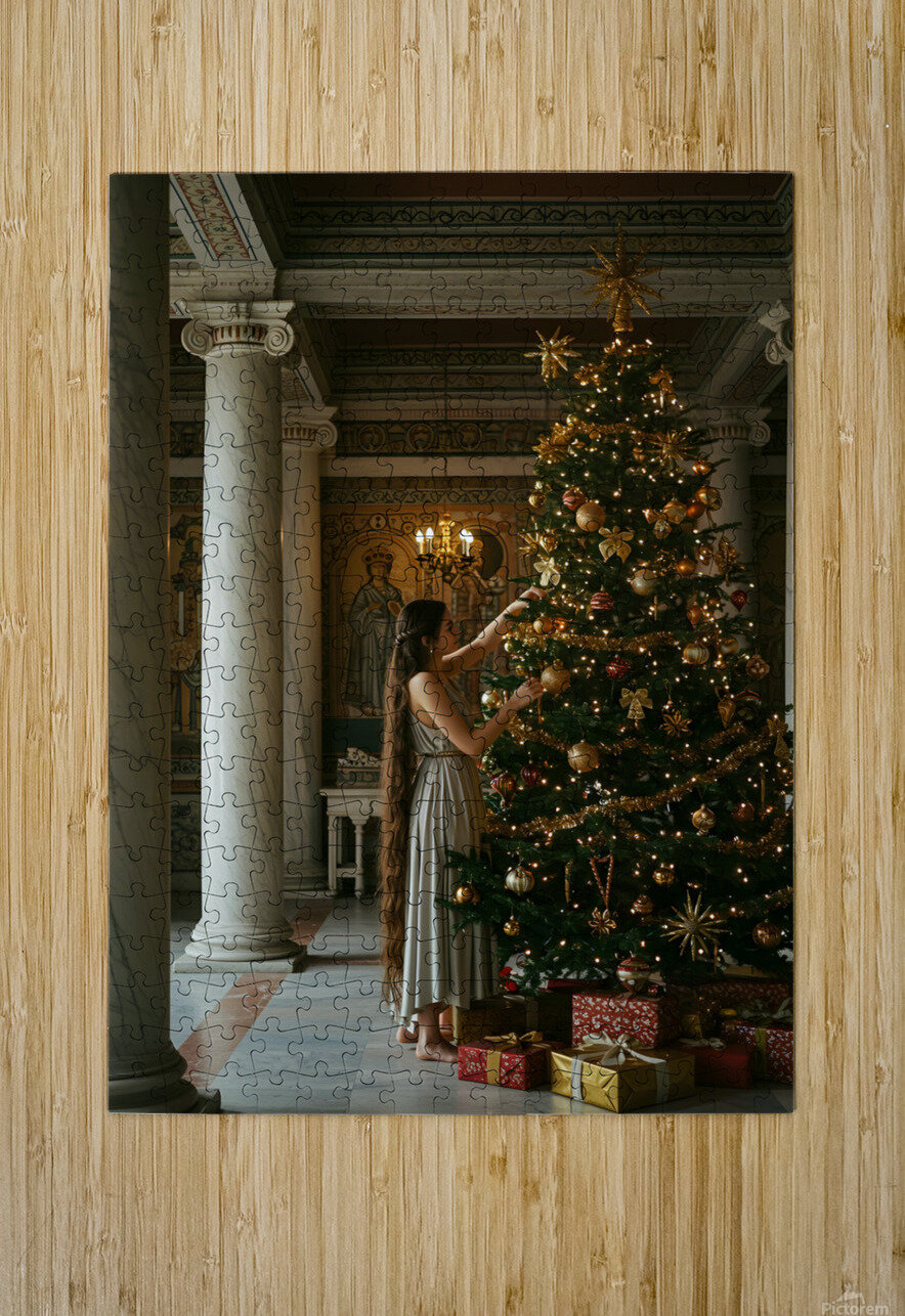 Christmas Girl Antikato Puzzle printing