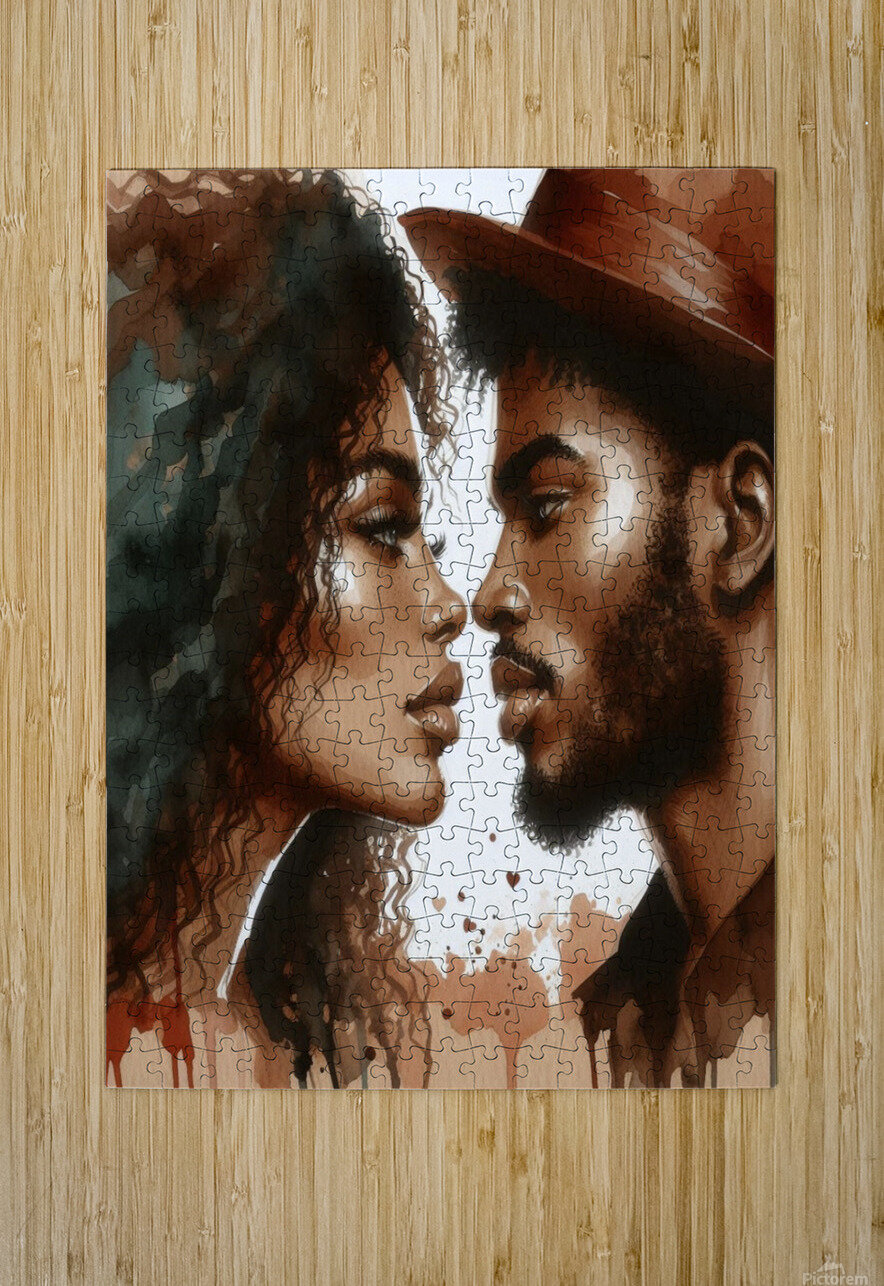 In Your Eyes Water Colors Urban Interior Art Puzzle printing