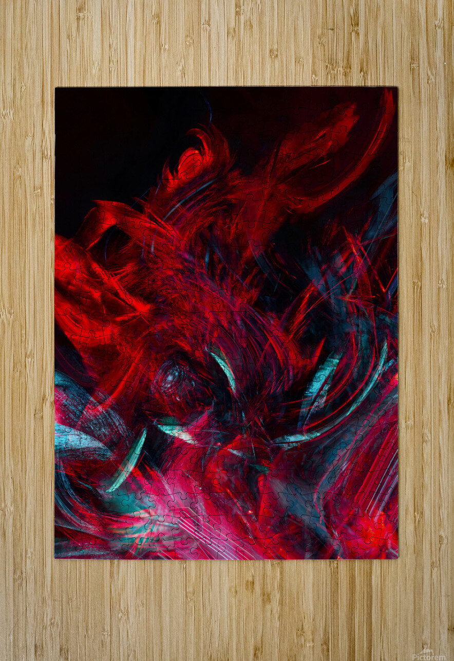 Chromatic Fury larachdesign Puzzle printing