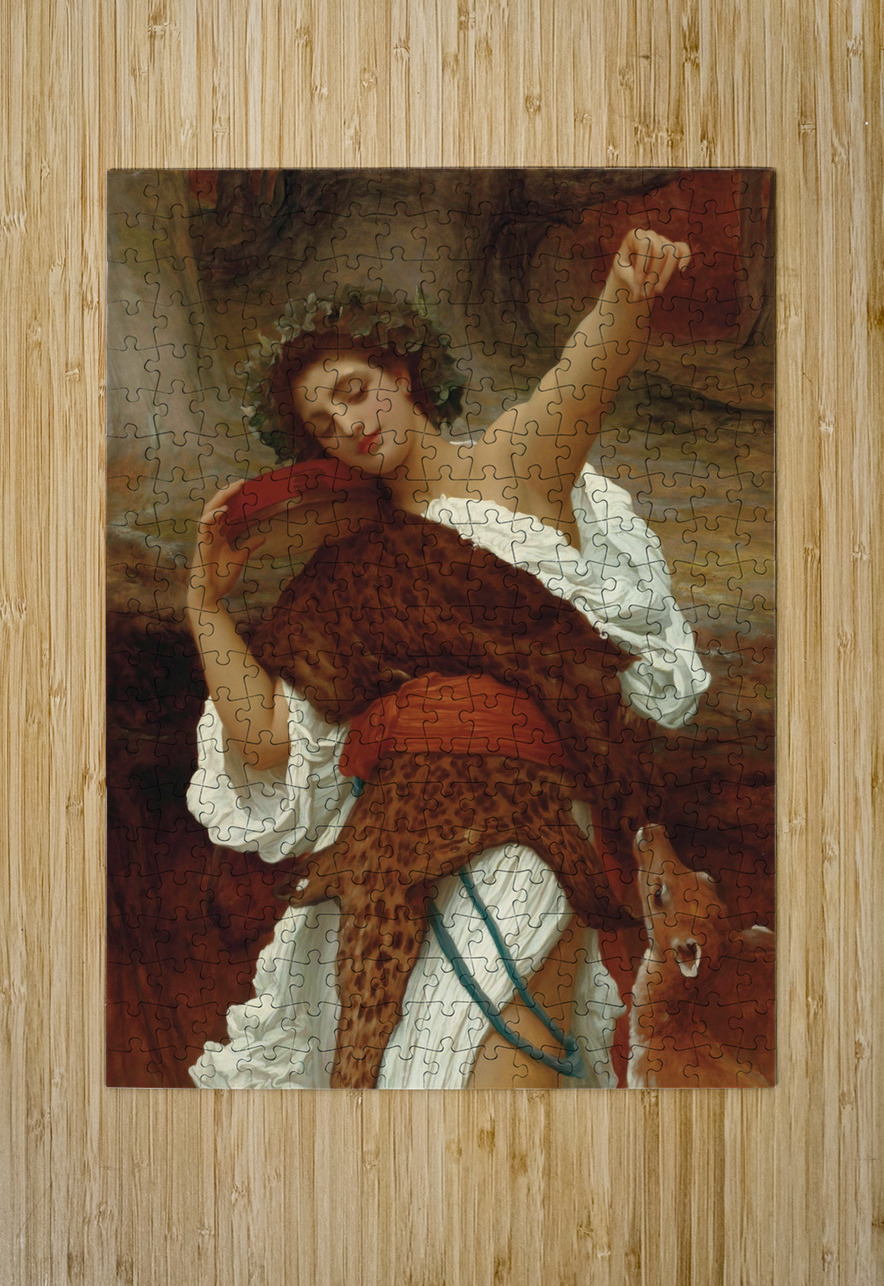 Bacchante by Frederic Leighton [1830–1896] MyCozyFineArt Puzzle printing