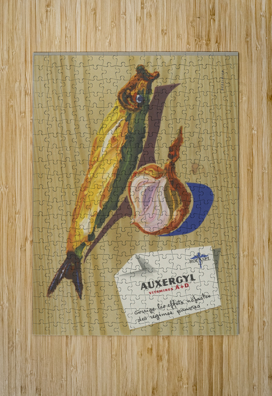 Auxergyl [1910–1950] by Laboratoires du docteur Roussel [20th Century] MyCozyFineArt Puzzle printing