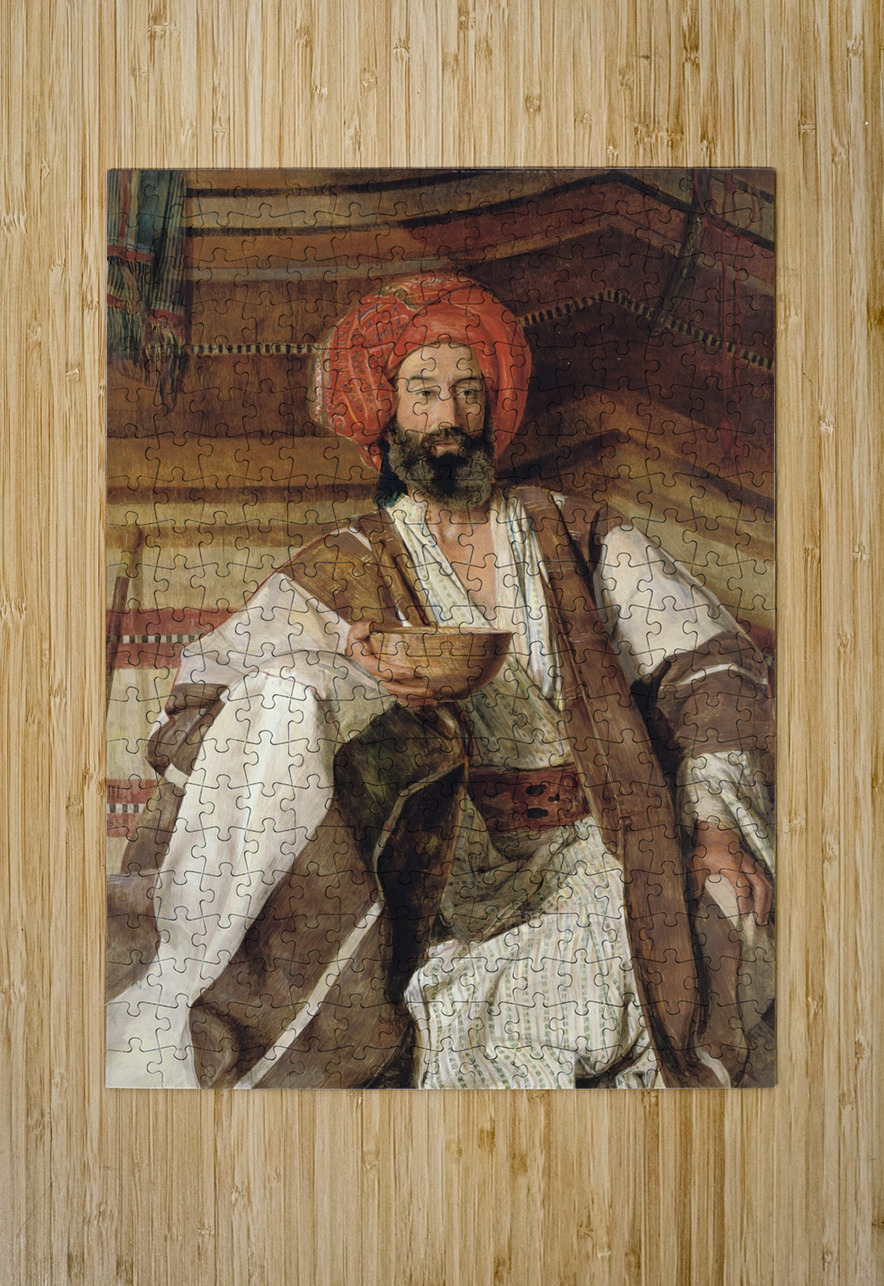 An Arab of the desert of Sinai [1858] by John Frederick Lewis [1805–1876] MyCozyFineArt Puzzle printing