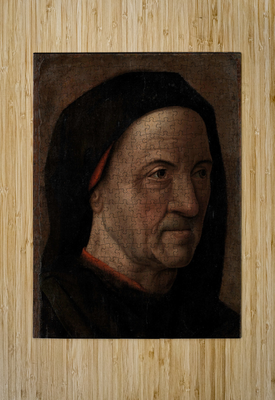 Portrait of an Old Man [ca. 1470–75] by Hugo van der Goes [1467–1482] MyCozyFineArt Puzzle printing