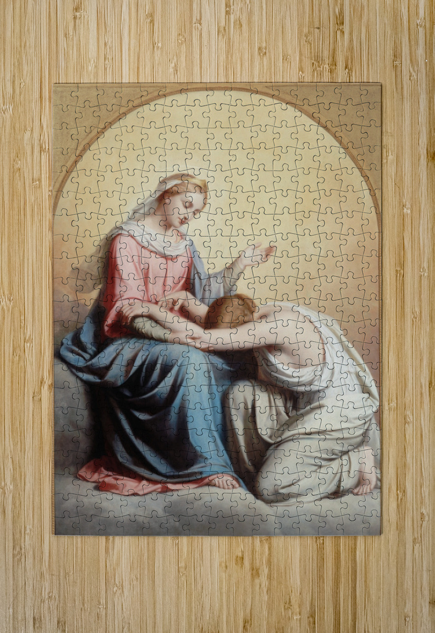Les litanies de la Vierge [1857] by Auguste Legras [1817–1887] MyCozyFineArt Puzzle printing