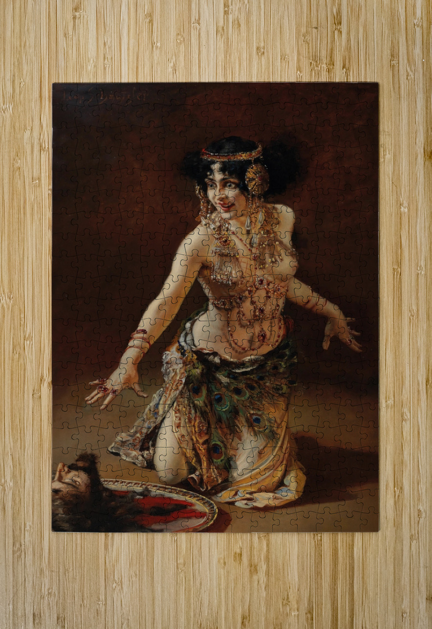 Lili Marberg as Salome [c. 1905] by Leopold Schmutzler [1864–1941] MyCozyFineArt Puzzle printing
