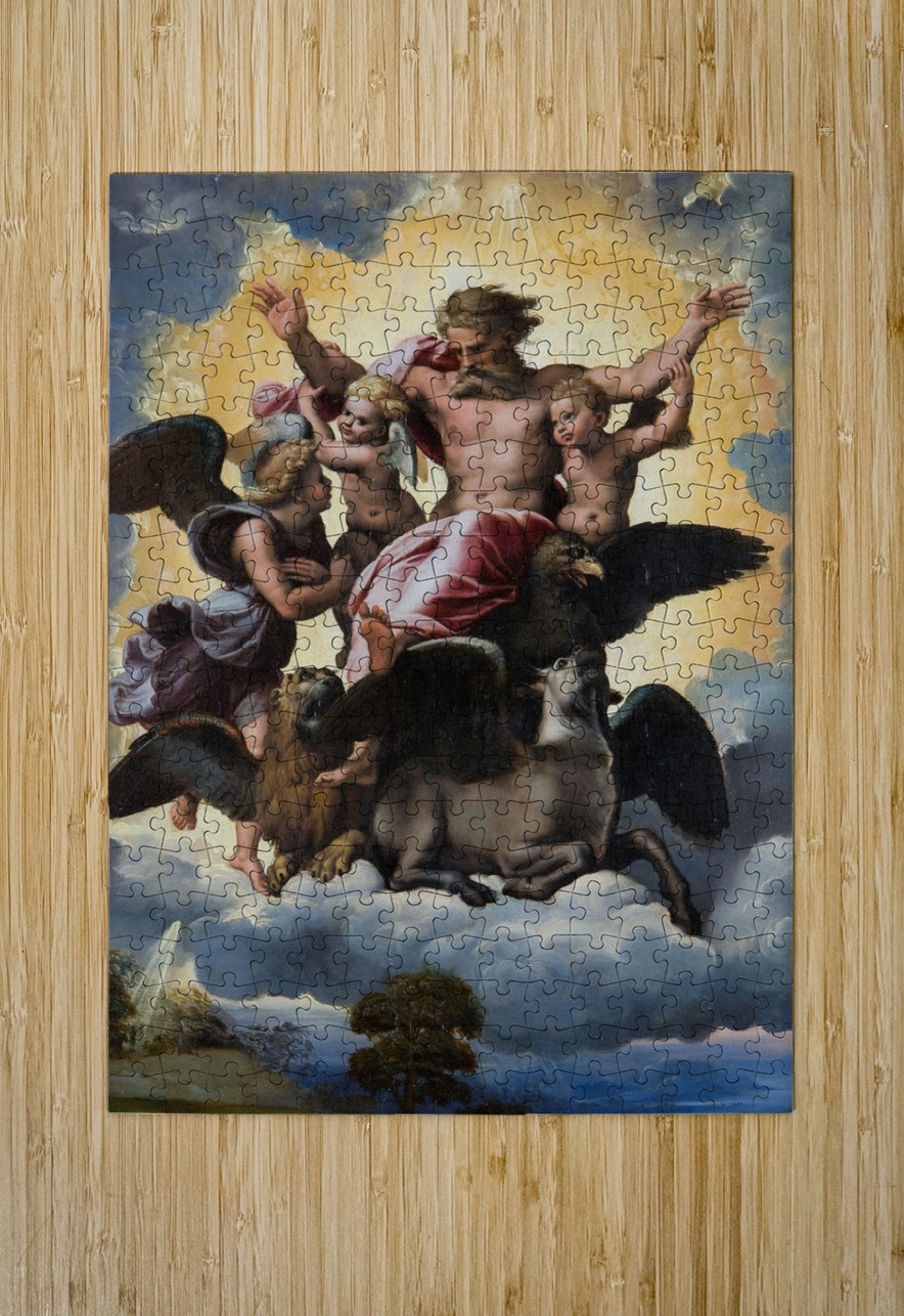 Ezekiel’s Vision [1517–1518] by Raphael [1483–1520] MyCozyFineArt Puzzle printing