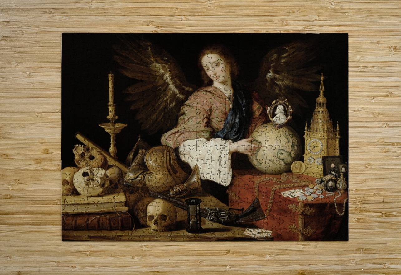 Allegory of Vanity [1632–1636] by Antonio de Pereda [1611–1678] MyCozyFineArt Puzzle printing
