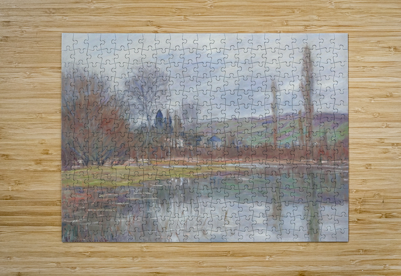 Printemps À Vétheuil [1881] by Claude Monet [1840–1926] MyCozyFineArt Puzzle printing