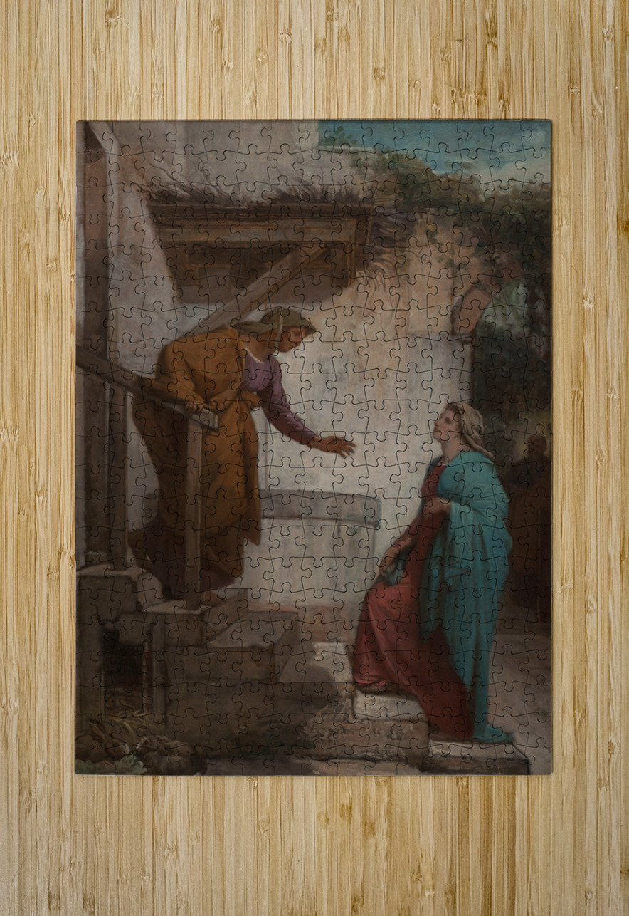 La Visitation [1872] by Jules–Joseph Meynier [1826–1903] MyCozyFineArt Puzzle printing