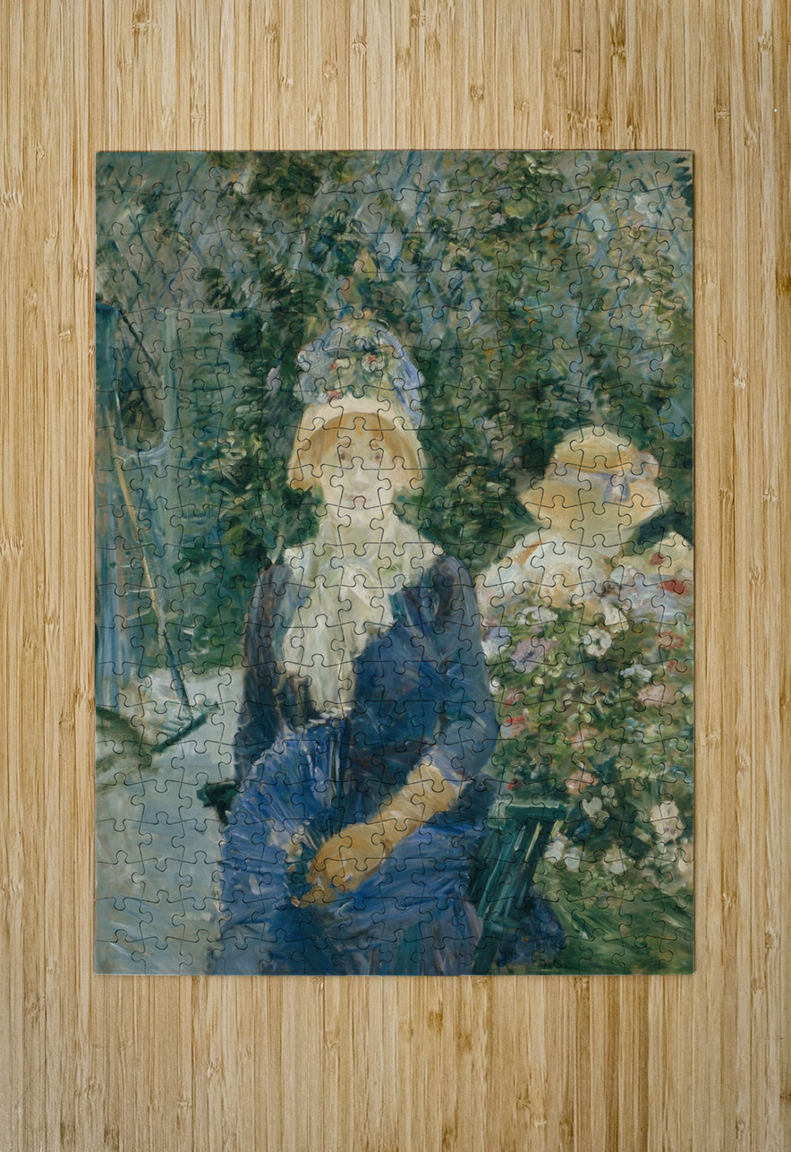 Woman in a Garden [1882–83] by Berthe Morisot [1841–1895] MyCozyFineArt Puzzle printing