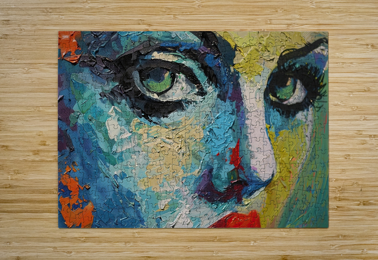 Azure Gaze Y4H9N2 65 Abstract Rebellion Puzzle printing