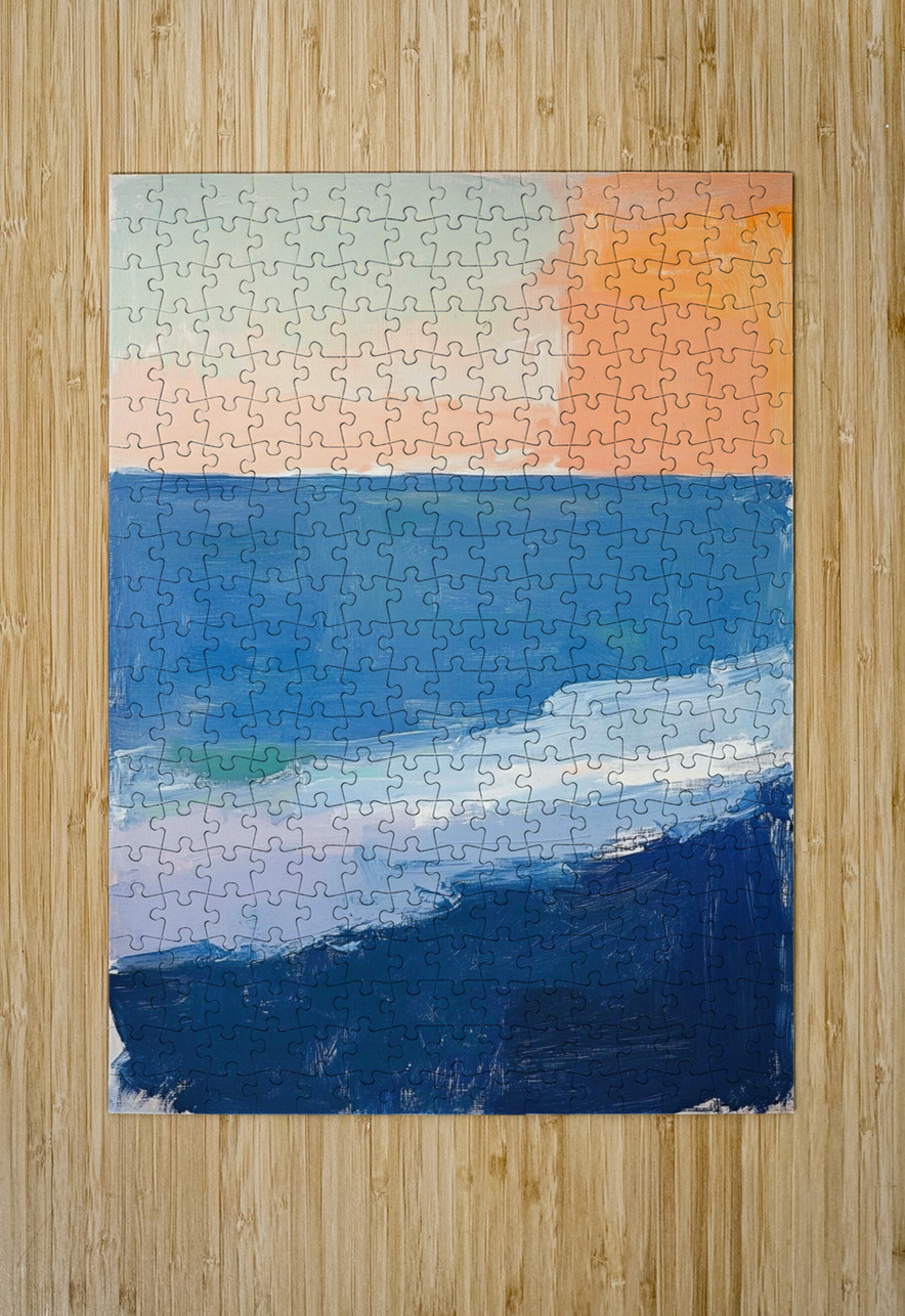 Azure Horizon Glow J9P4N2 55 Abstract Rebellion Puzzle printing