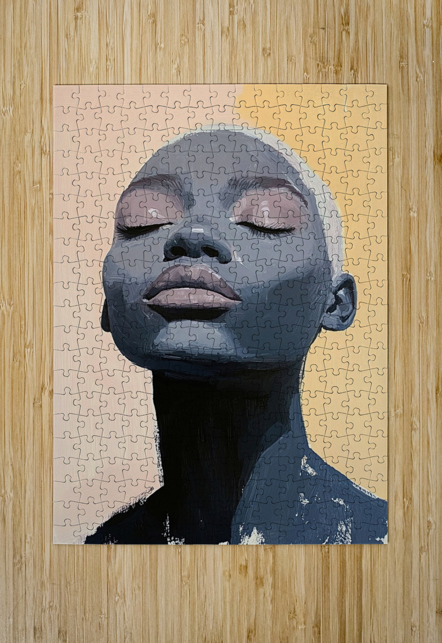 Azure Serenity N92H7J 55 Abstract Rebellion Puzzle printing