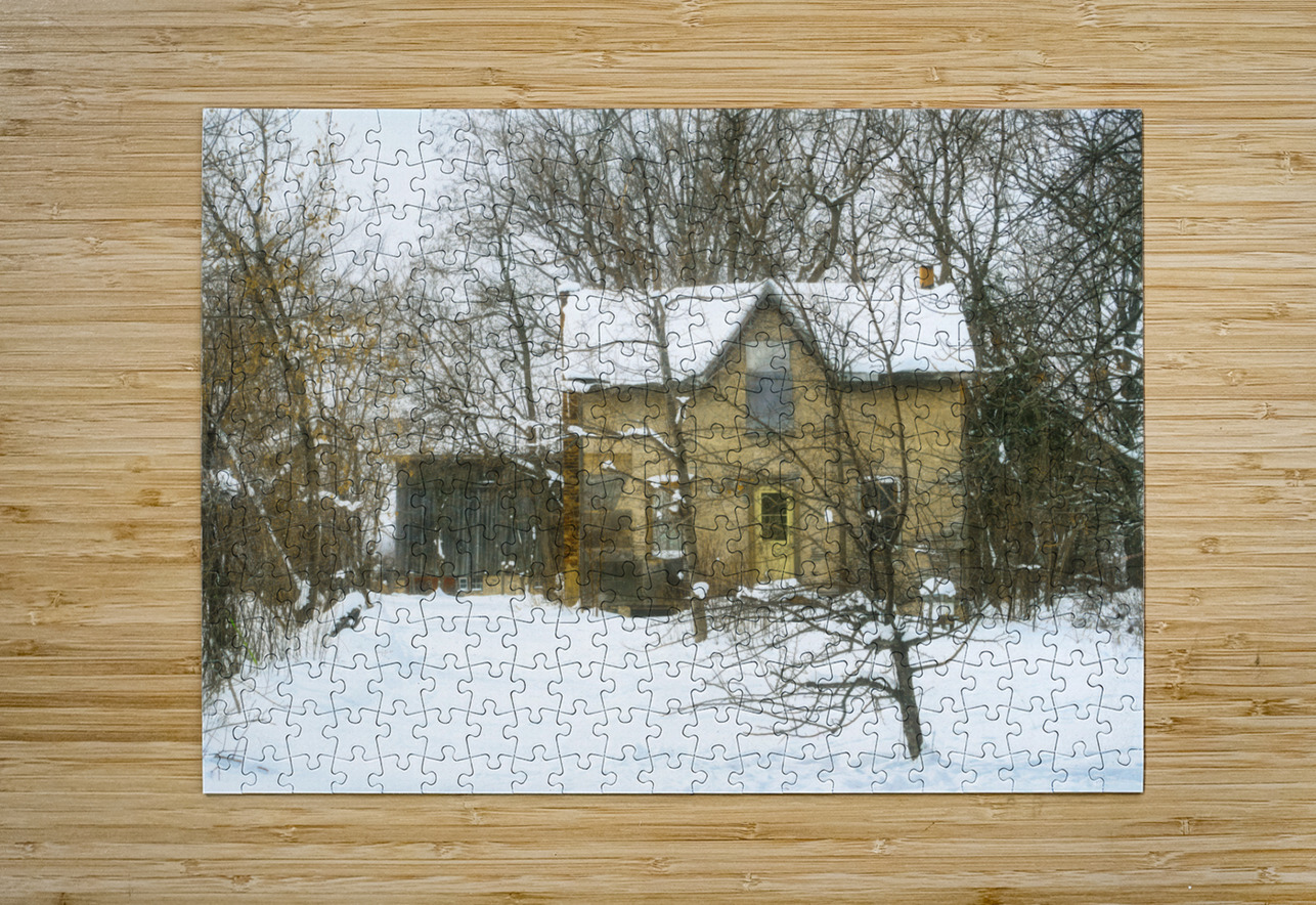 Yellow House Where Leroy Lived Thea Menagh Puzzle printing
