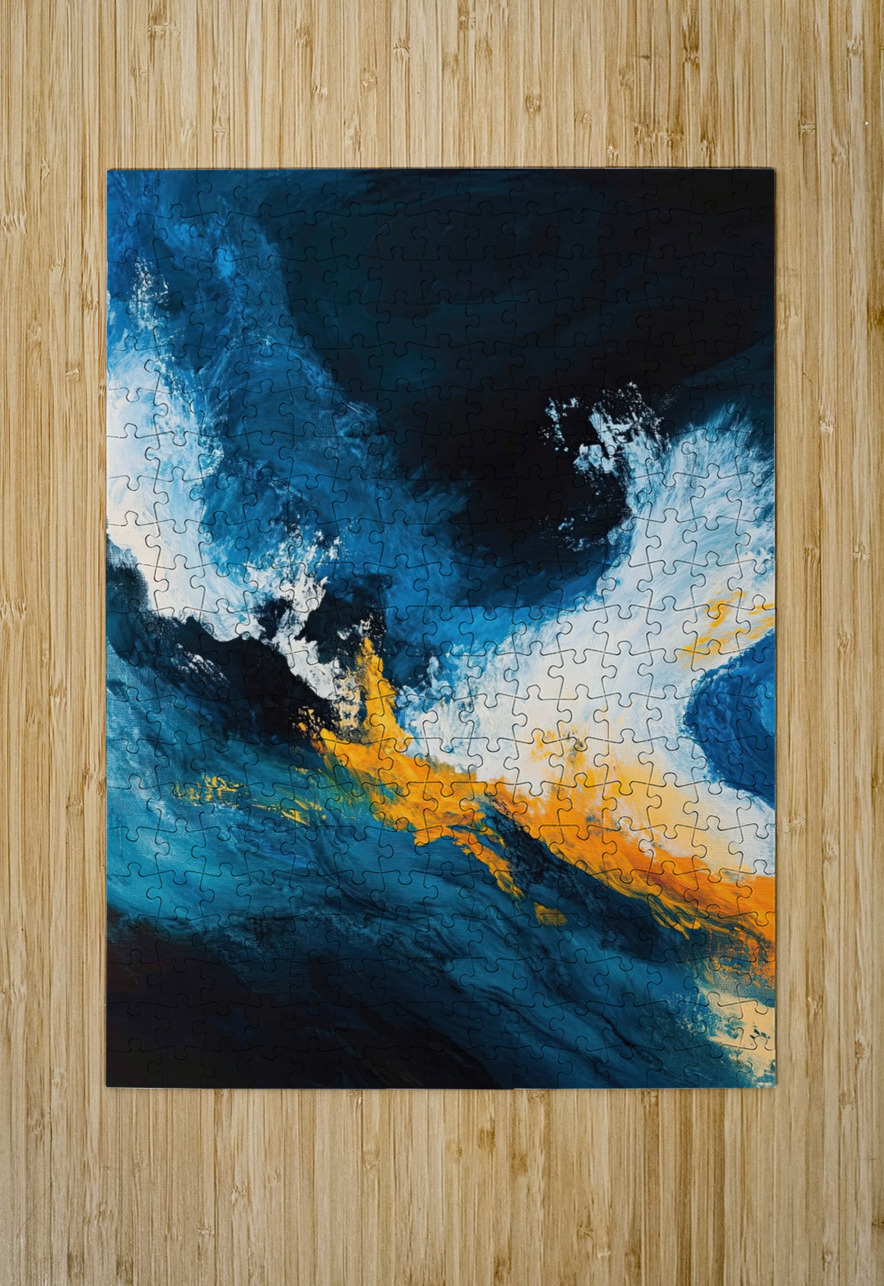 Azure Turbulence NHB925 52 Abstract Rebellion Puzzle printing