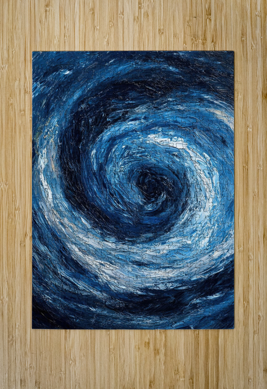 Azure Vortex NH7W92 55 Abstract Rebellion Puzzle printing