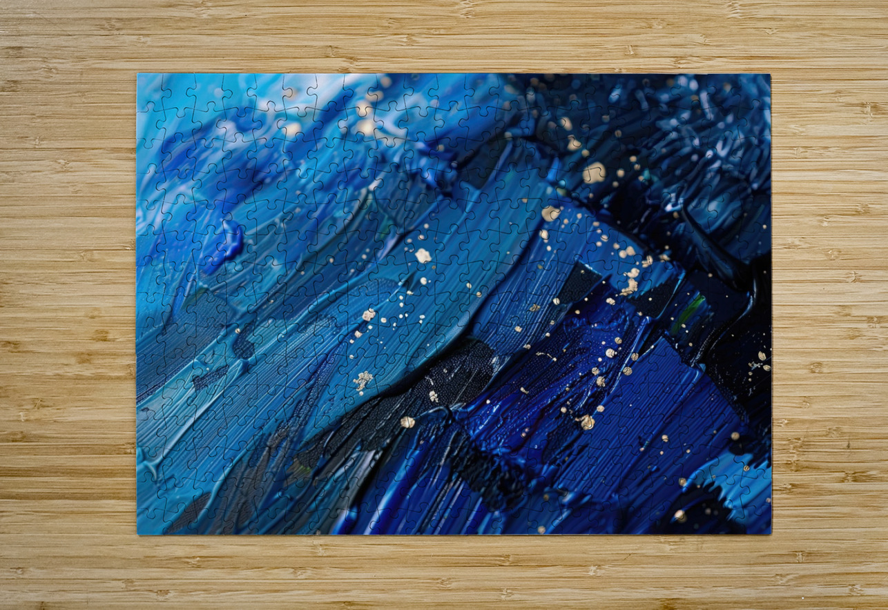 Azure Waves Gold Dust 2P9H7N 60 Abstract Rebellion Puzzle printing