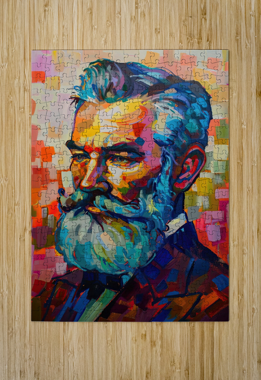 Bearded Visionary H92N3Z 55 Abstract Rebellion Puzzle printing