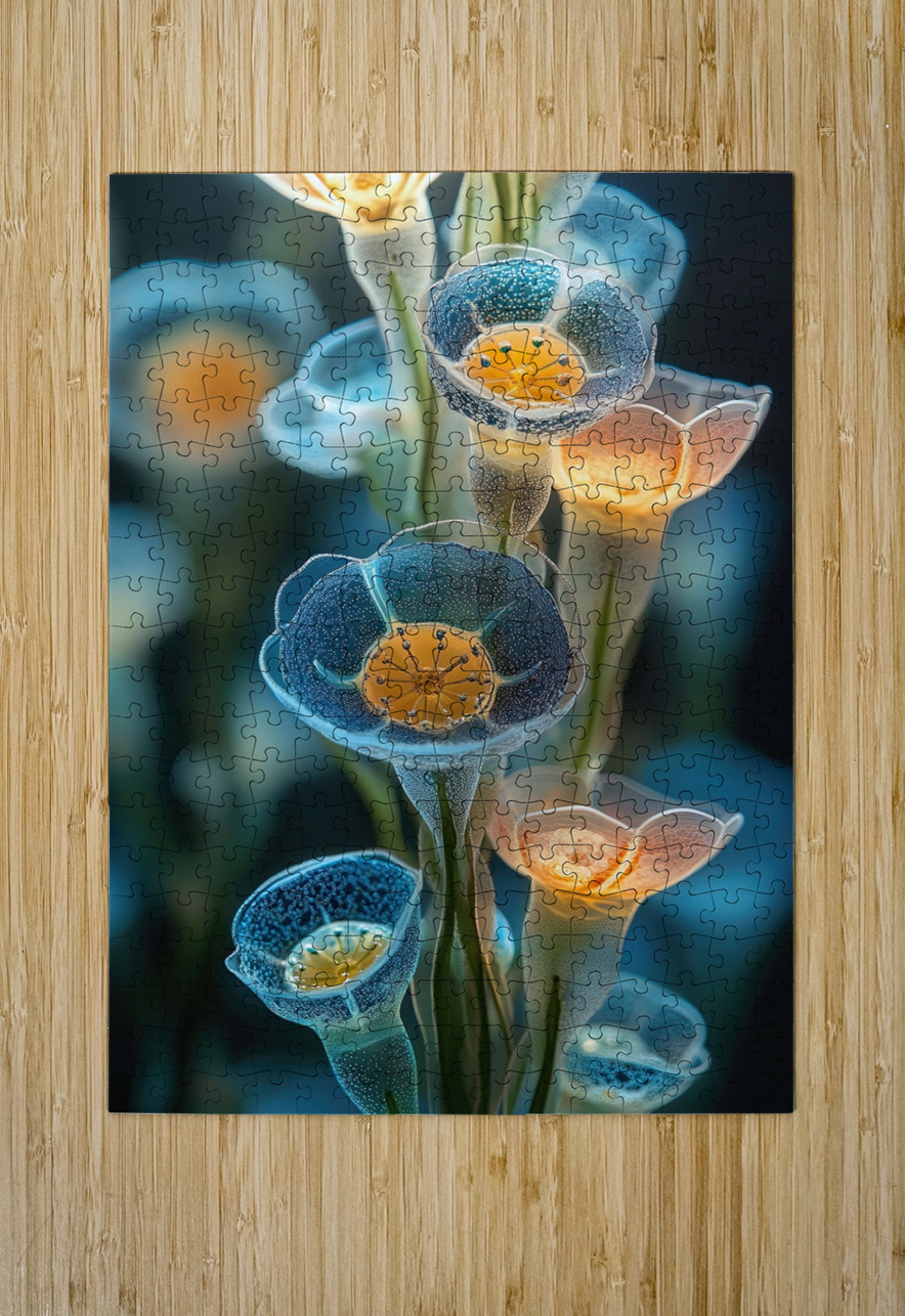 Bioluminescent Flora 2Y9H7N 62 Abstract Rebellion Puzzle printing