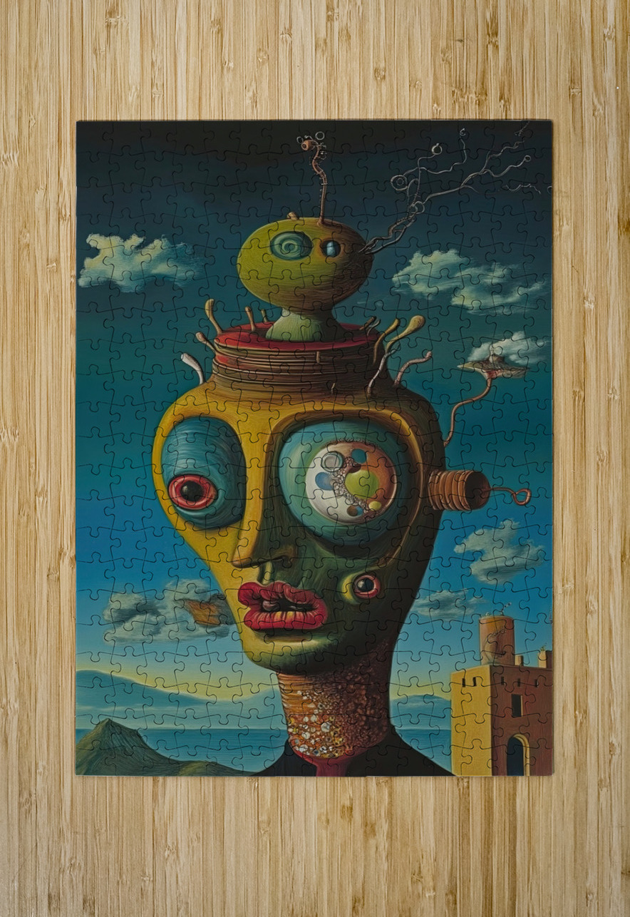 Biomechanical Being 9P3H2N 62 Abstract Rebellion Puzzle printing