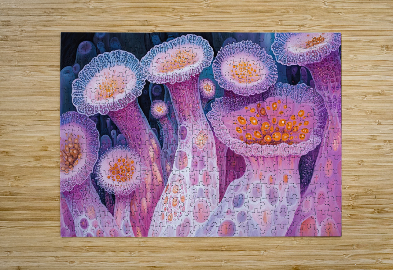 Blooming Coral City 78HNP3 65 Abstract Rebellion Puzzle printing