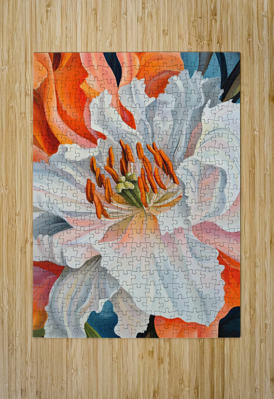 Blooming Heart Of Coral 2H9N3Z 64 Abstract Rebellion Puzzle printing