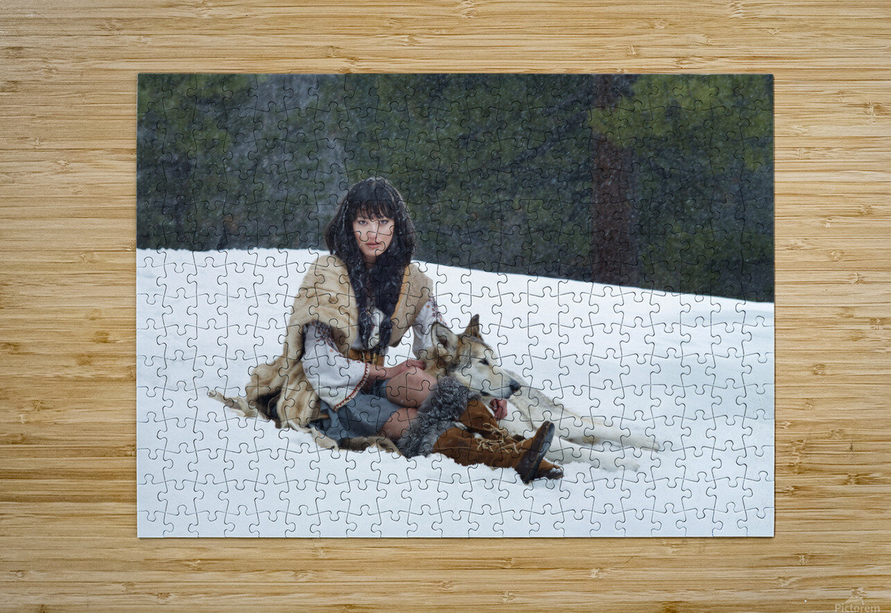 Wolf Woman Jesse Goff Puzzle printing