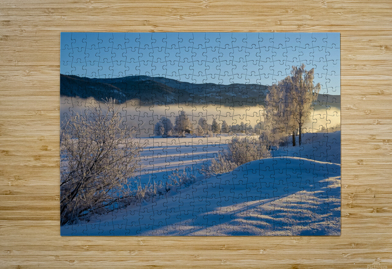 Norway Fresh Snow Jesse Goff Puzzle printing