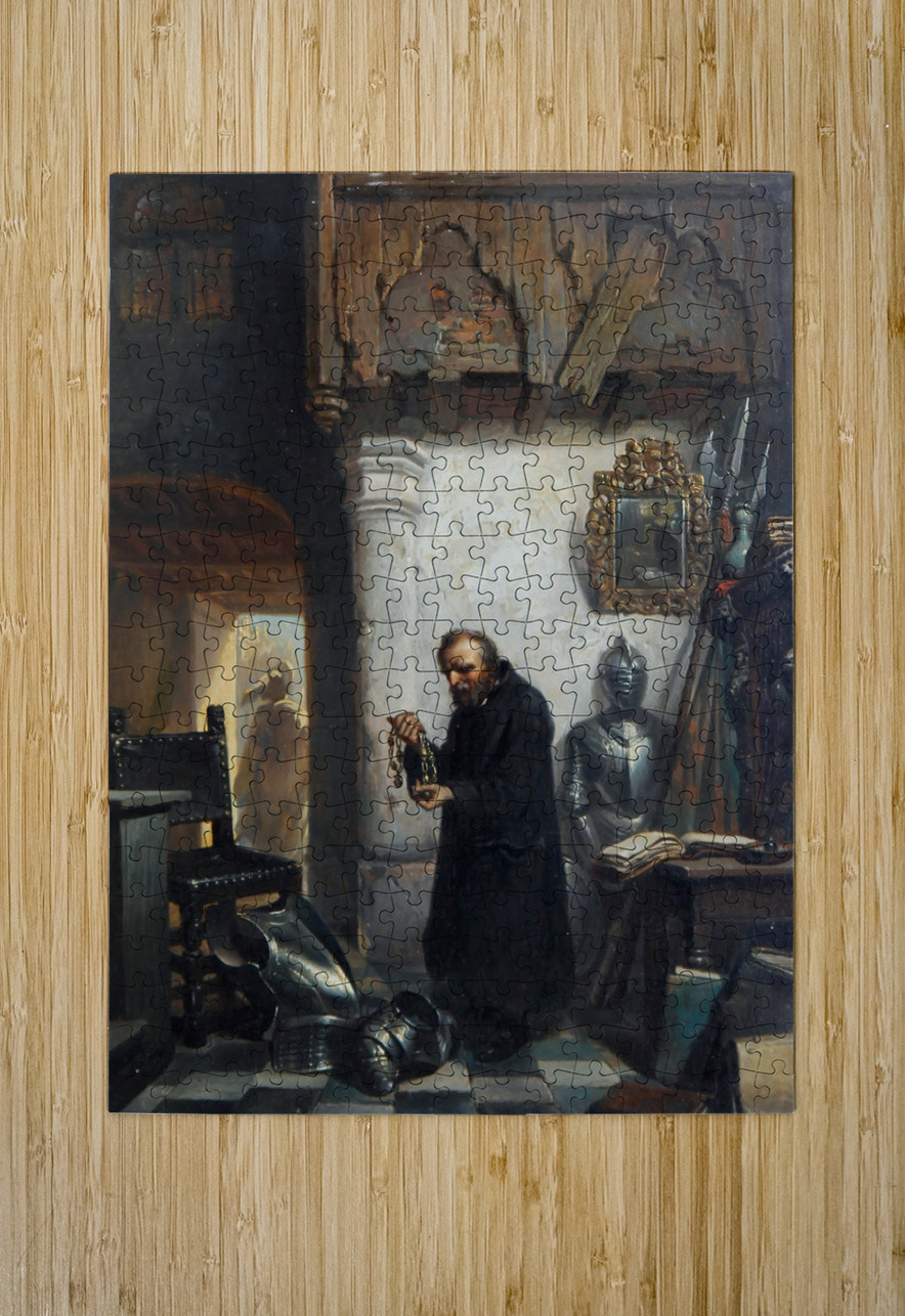 Lies The Arms Dealer by Josef Hendrik Hubert [1821–1865] MyCozyFineArt Puzzle printing