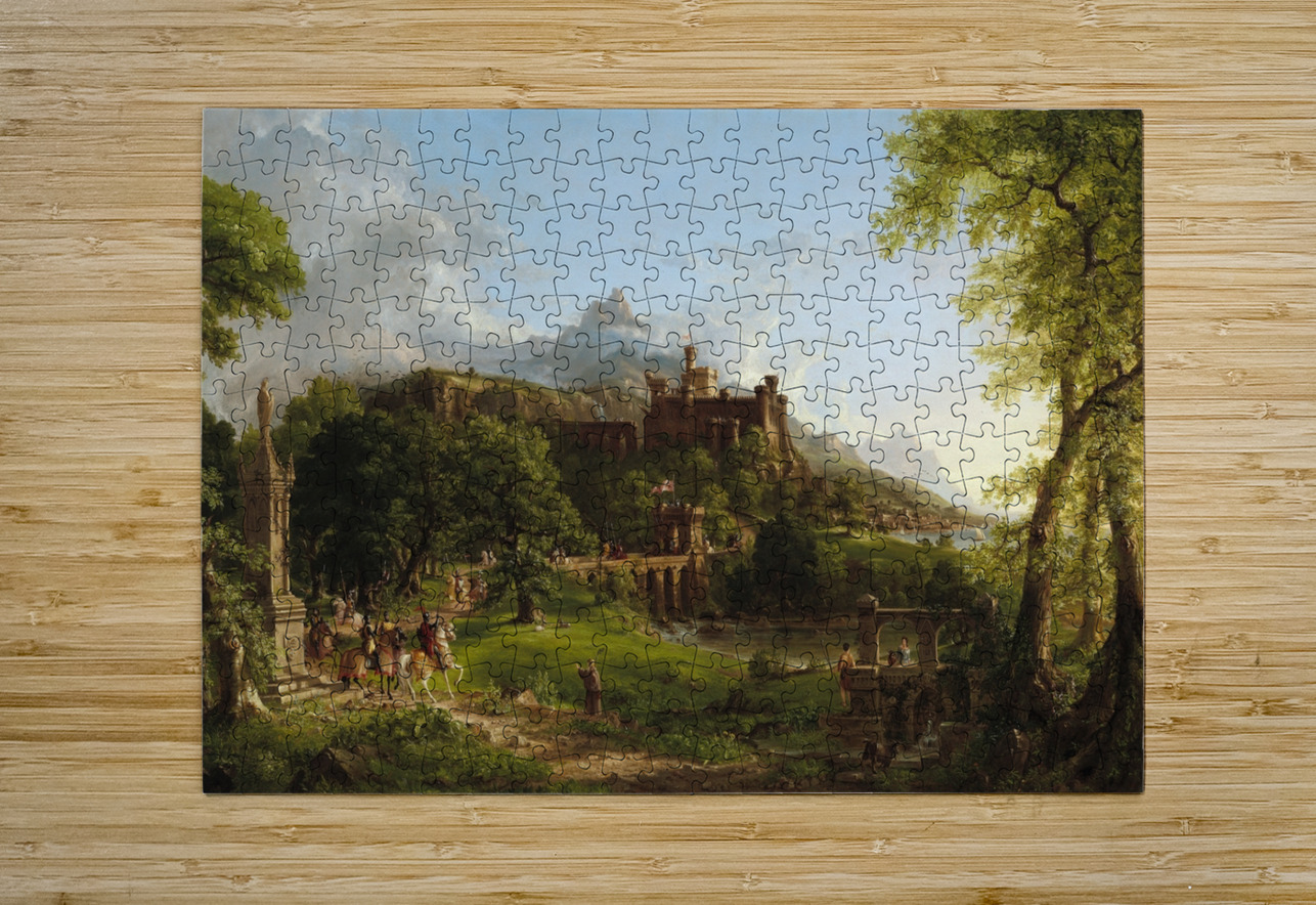 The Departure [1837] by Thomas Cole [1801–1848] MyCozyFineArt Puzzle printing